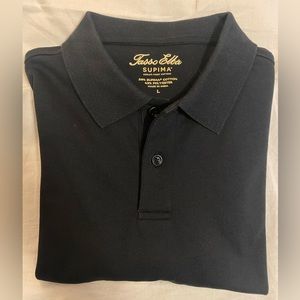 Tasso Elba Supima Cotton Long-sleeve polo